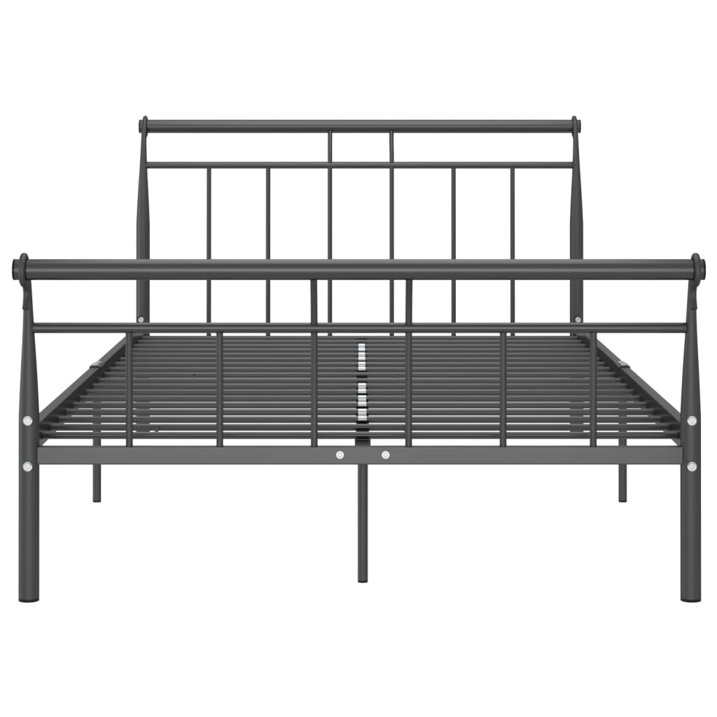 Estrutura de cama 120x200 cm metal preto - Image 4