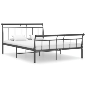 Estrutura de cama 140x200 cm metal preto