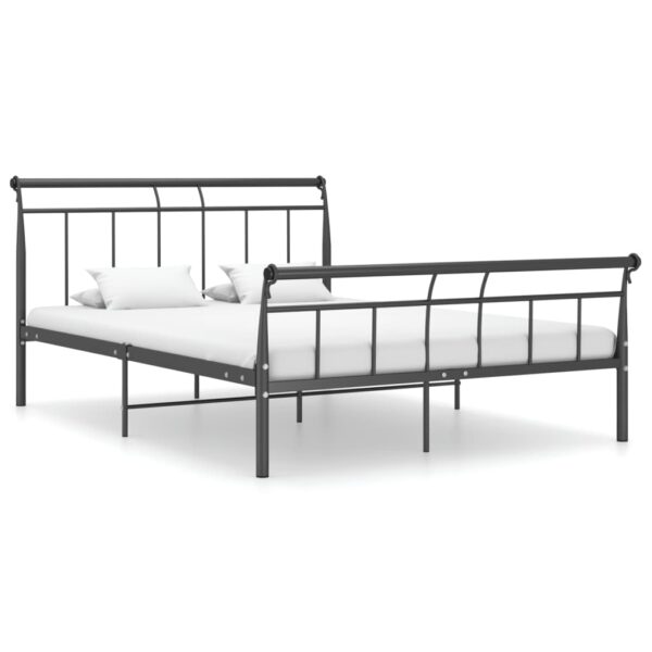 Estrutura de cama 140x200 cm metal preto