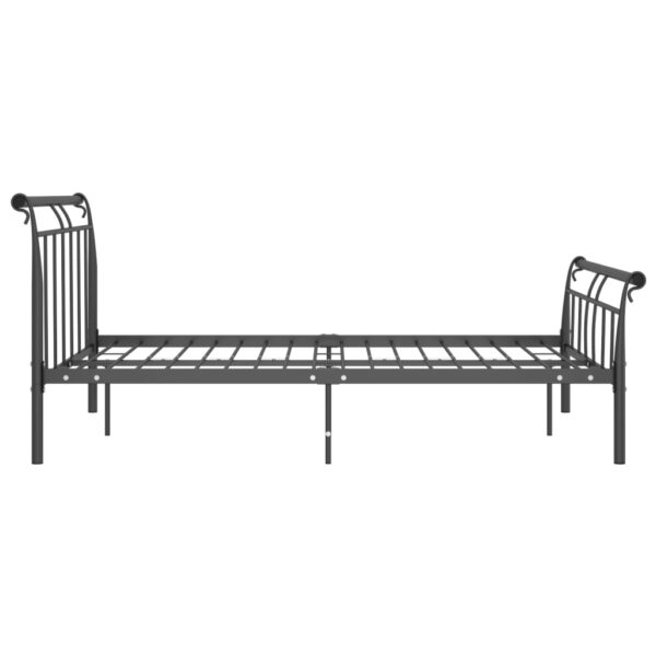 Estrutura de cama 140x200 cm metal preto - Image 3