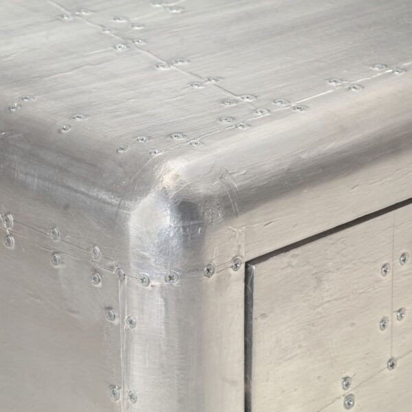 Aparador estilo aviador 110x35x75 cm metal - Image 4