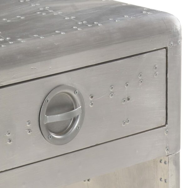 Aparador estilo aviador 110x35x75 cm metal - Image 6