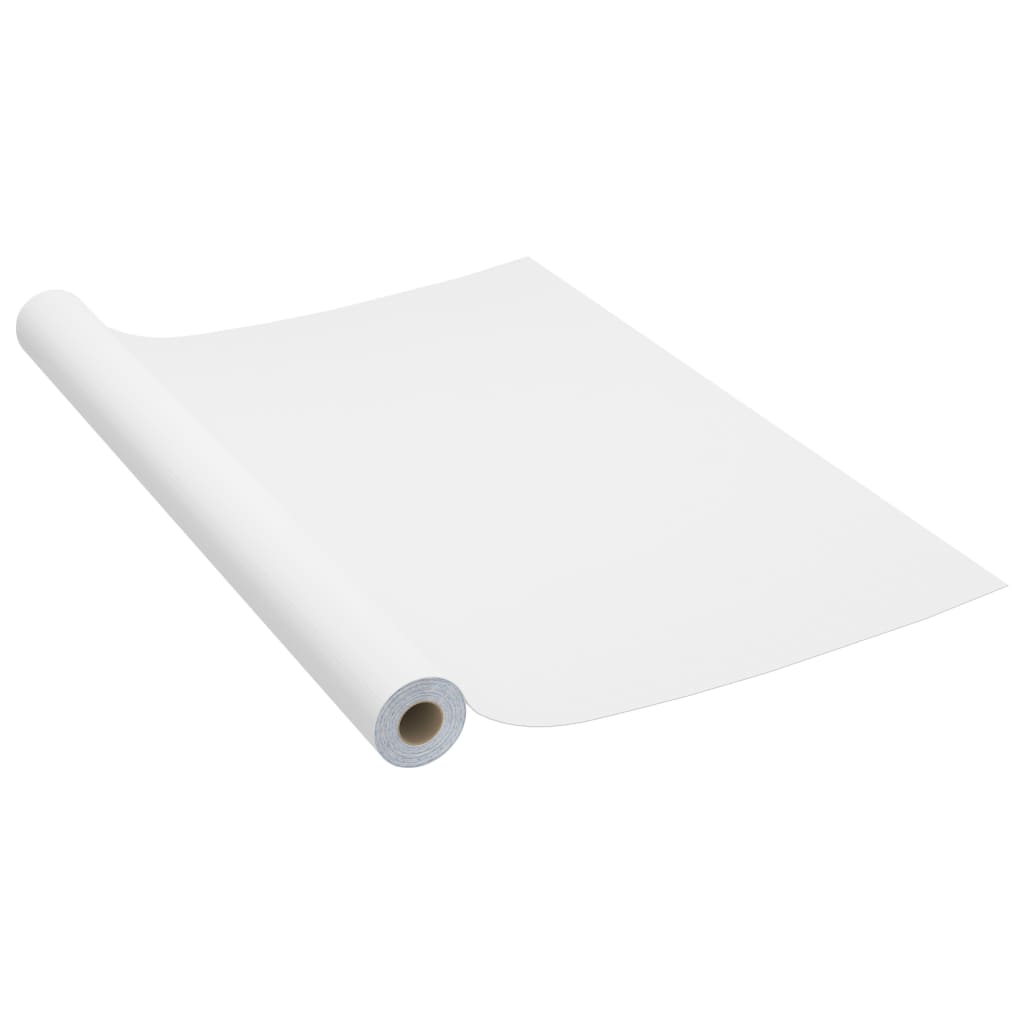 Autocolante para móveis 2 pcs 500x90 cm PVC branco - Image 2