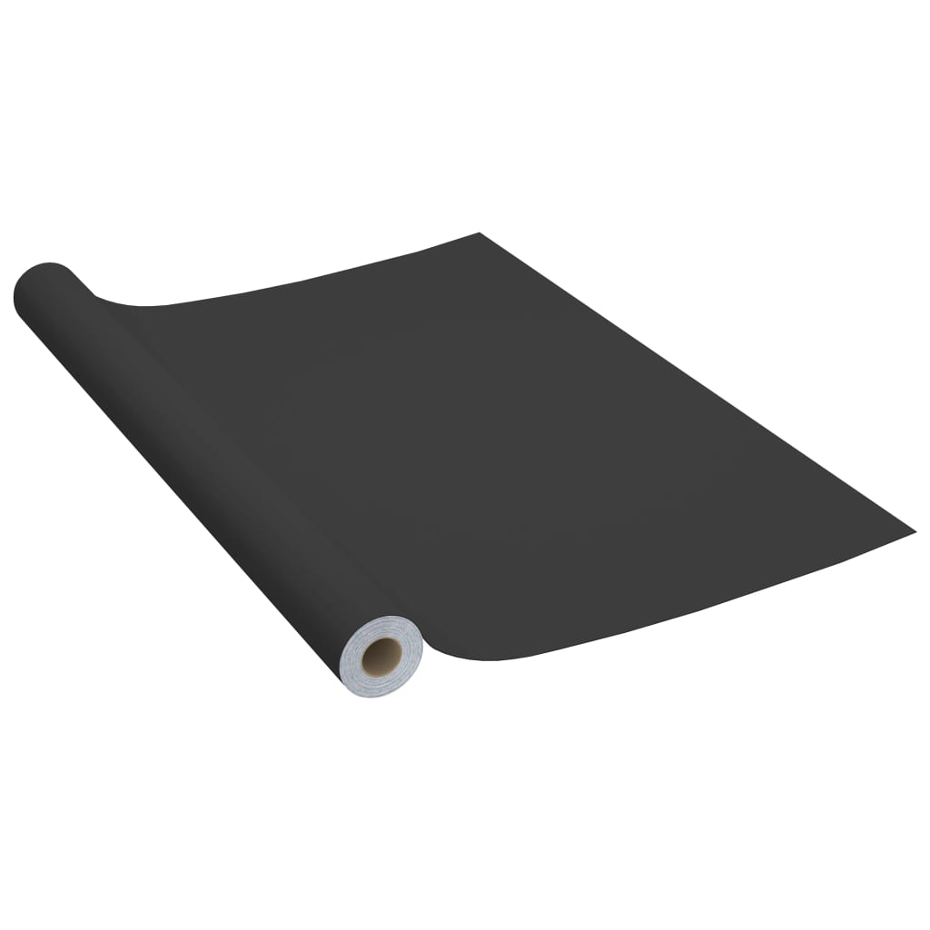 Autocolante para móveis 2 pcs 500x90 cm PVC preto - Image 2