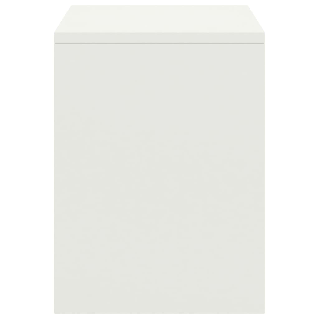 Mesas de cabeceira 2 pcs 35x30x40cm madeira pinho maciça branco - Image 4