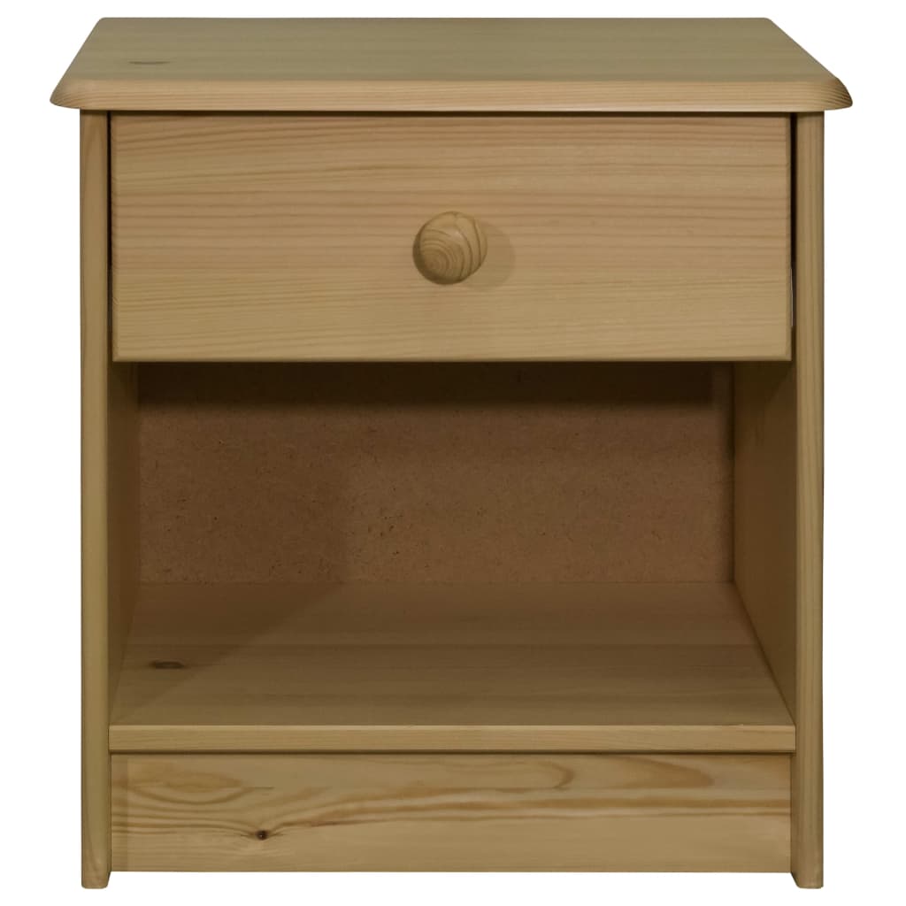 Mesa de cabeceira 41x30x42 cm madeira de pinho maciça - Image 2