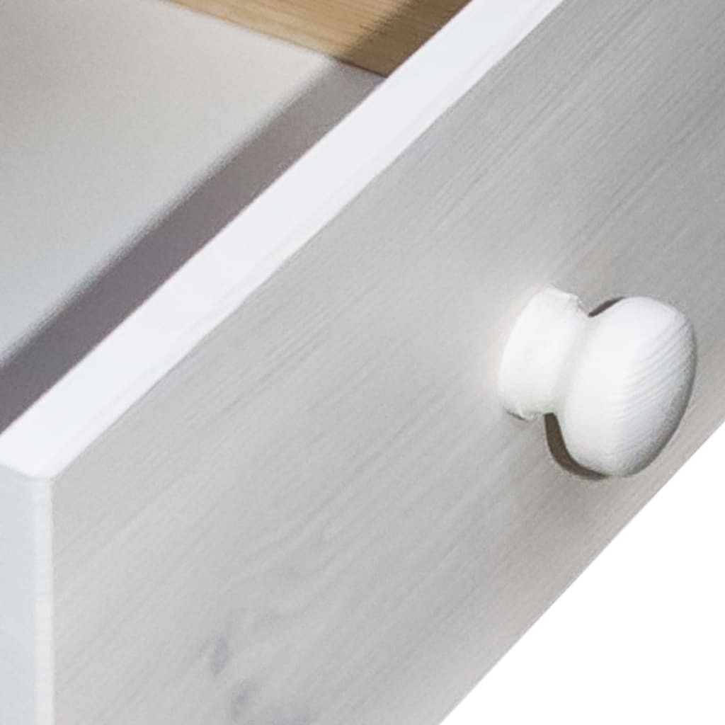 Mesa de cabeceira 41x30x42 cm madeira de pinho maciça - Image 4