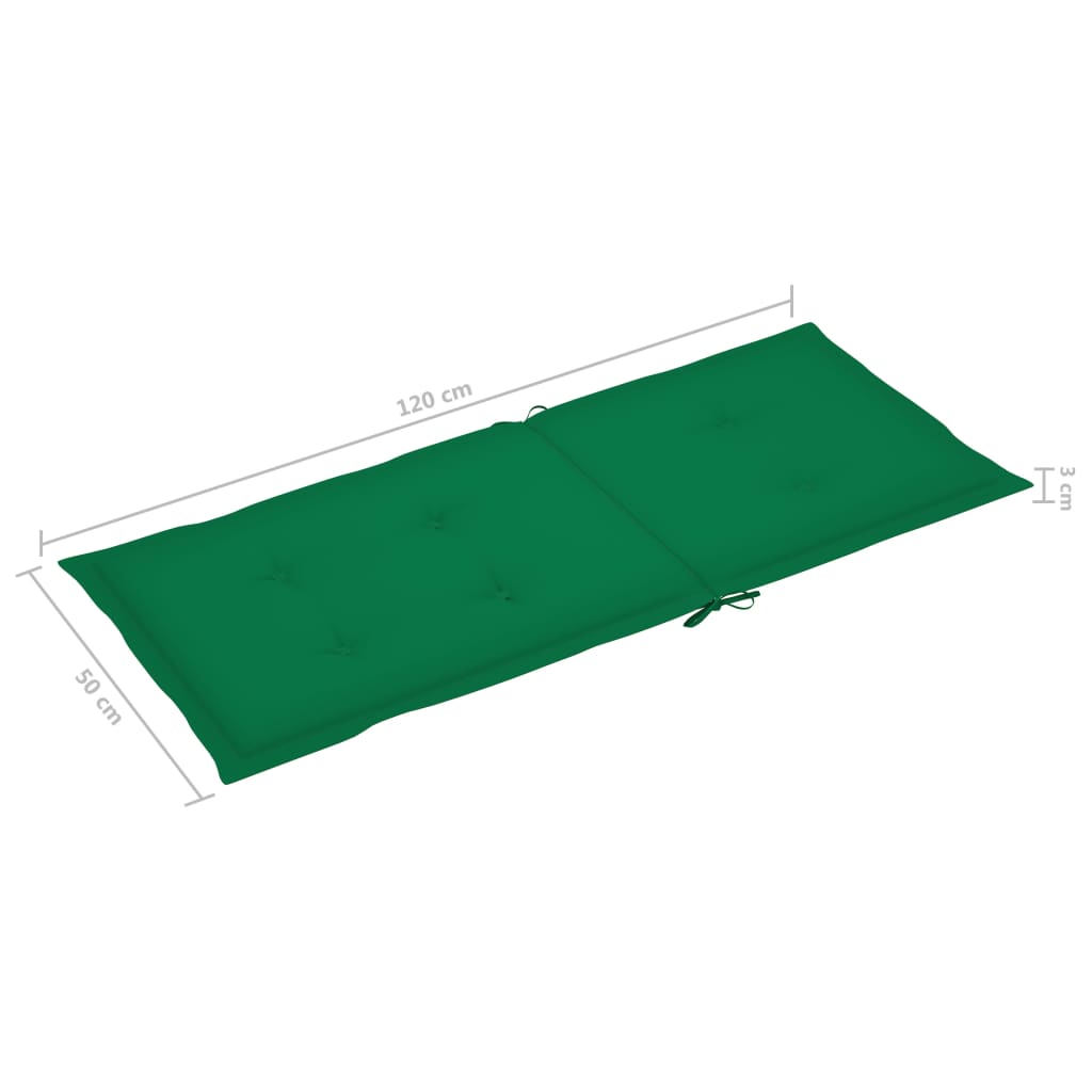 Cadeiras jardim reclináveis c/ almofadões 2 pcs acácia maciça - Image 11