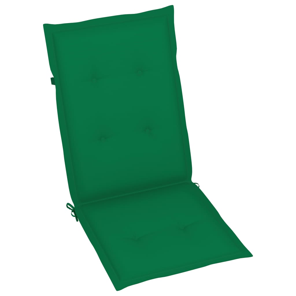 Cadeiras jardim reclináveis c/ almofadões 2 pcs acácia maciça - Image 7