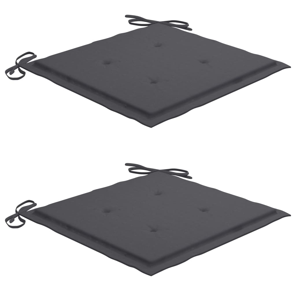 Cadeiras de jardim dobráveis c/ almofadões 2 pcs acácia maciça - Image 9