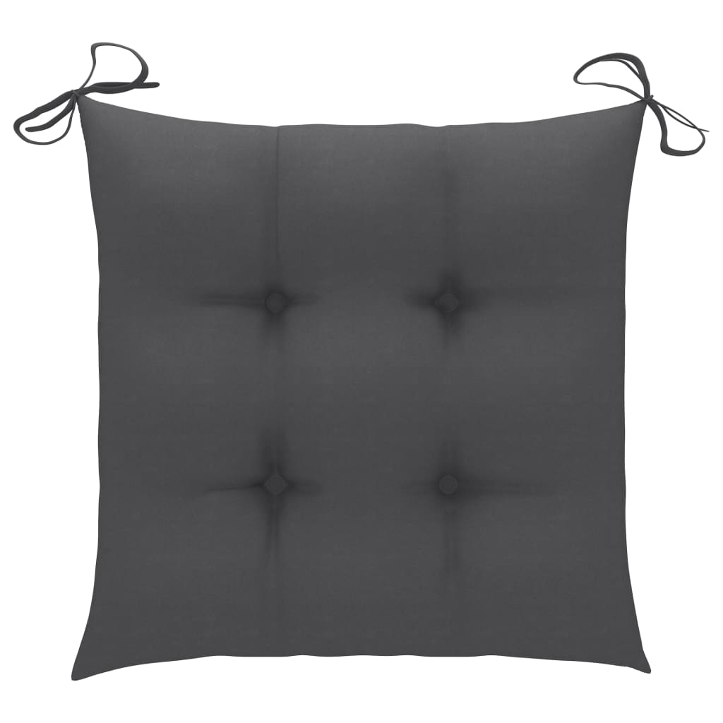 Cadeiras de jardim dobráveis c/ almofadões 2 pcs acácia maciça - Image 10