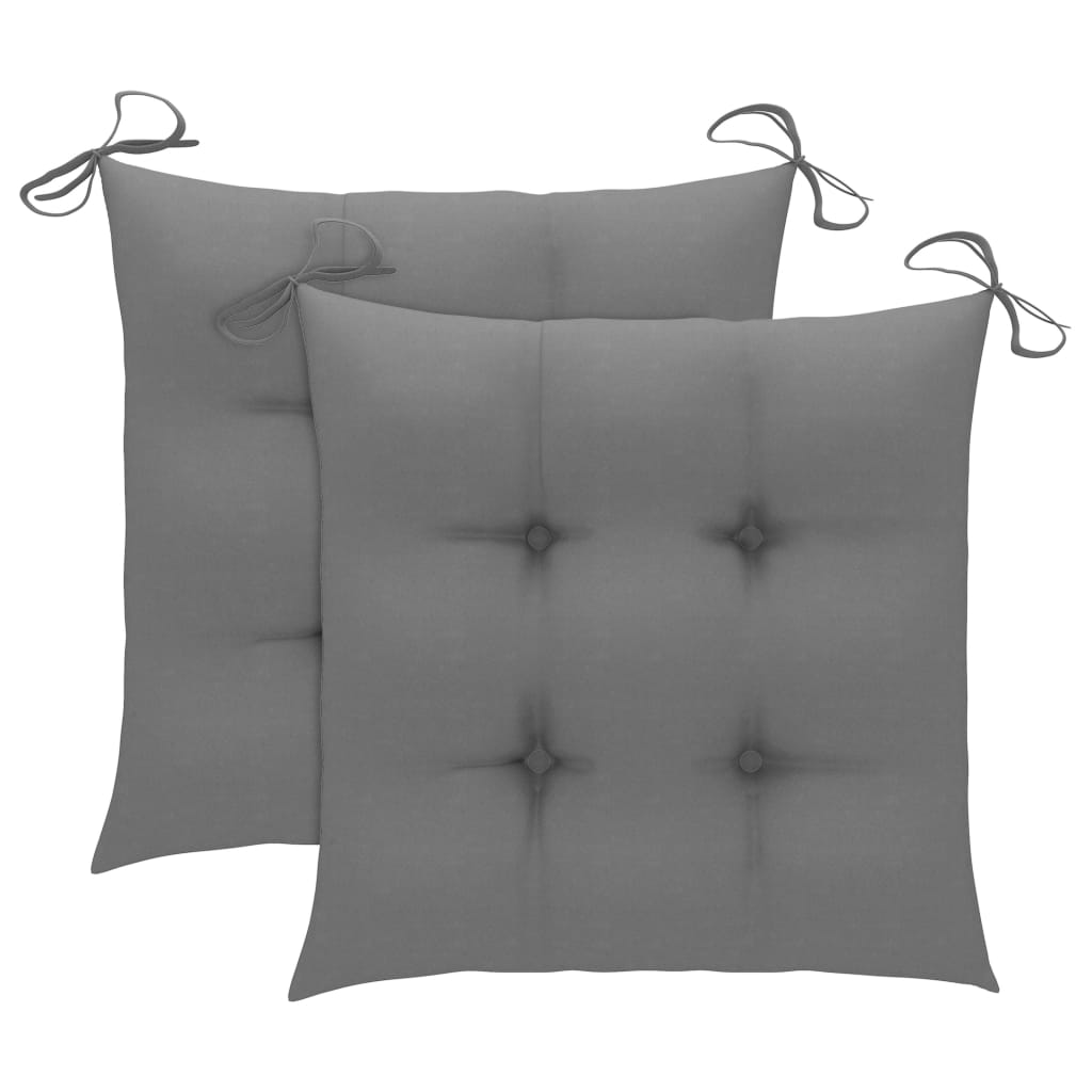 Cadeiras de jardim dobráveis c/ almofadões 2 pcs acácia maciça - Image 9