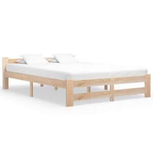 Estrutura de cama 180x200 cm pinho maciço