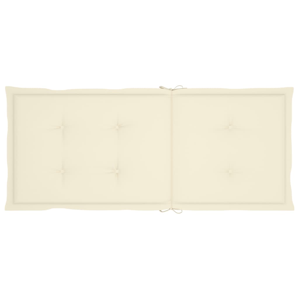 Cadeiras jardim reclináveis c/ almofadões 4 pcs acácia maciça - Image 8