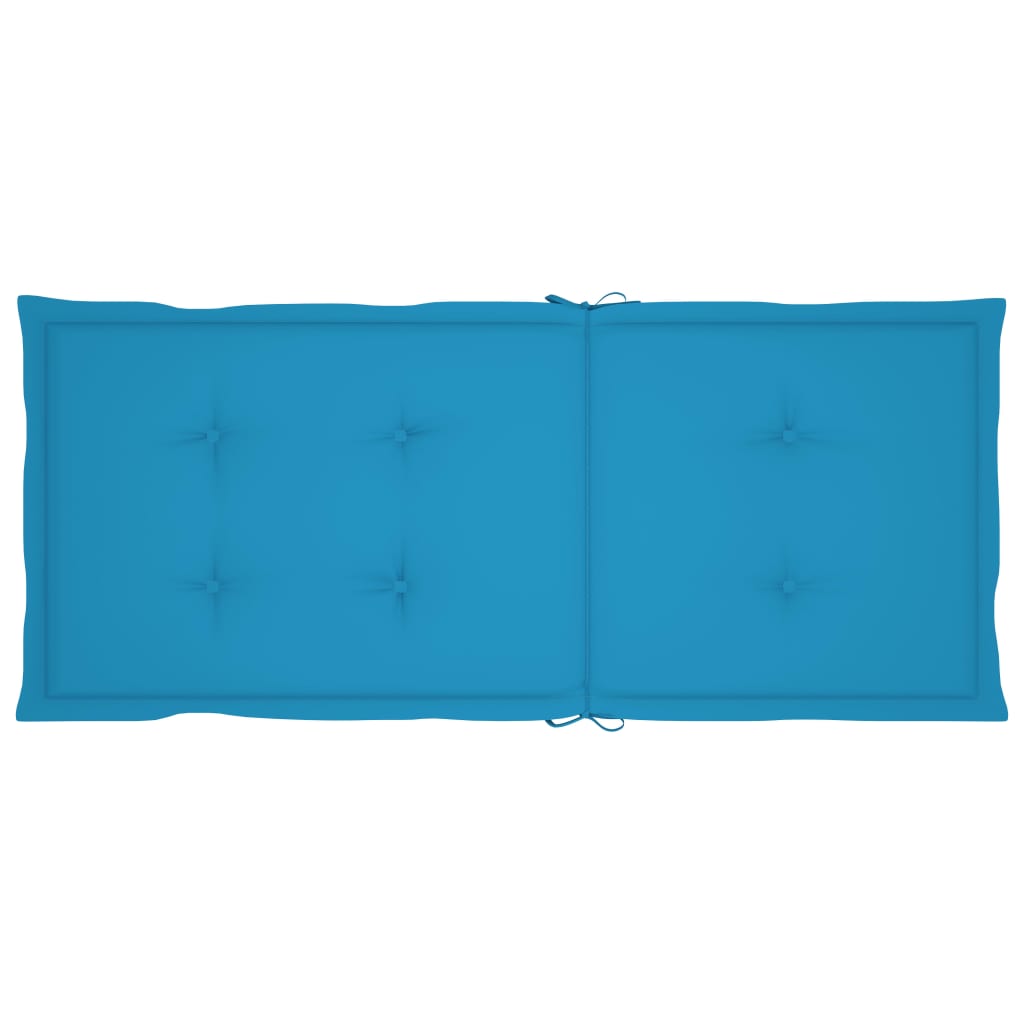 Cadeiras jardim reclináveis c/ almofadões 4 pcs acácia maciça - Image 8