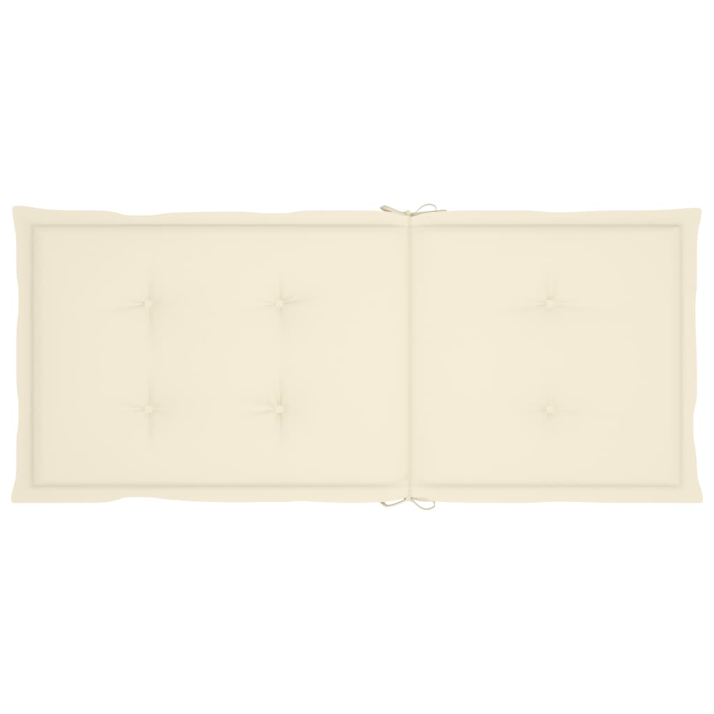 Cadeiras jardim reclináveis c/ almofadões 4 pcs acácia maciça - Image 8