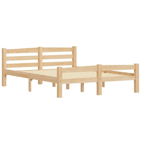 Estrutura de cama 120x200 cm pinho maciço - Image 2
