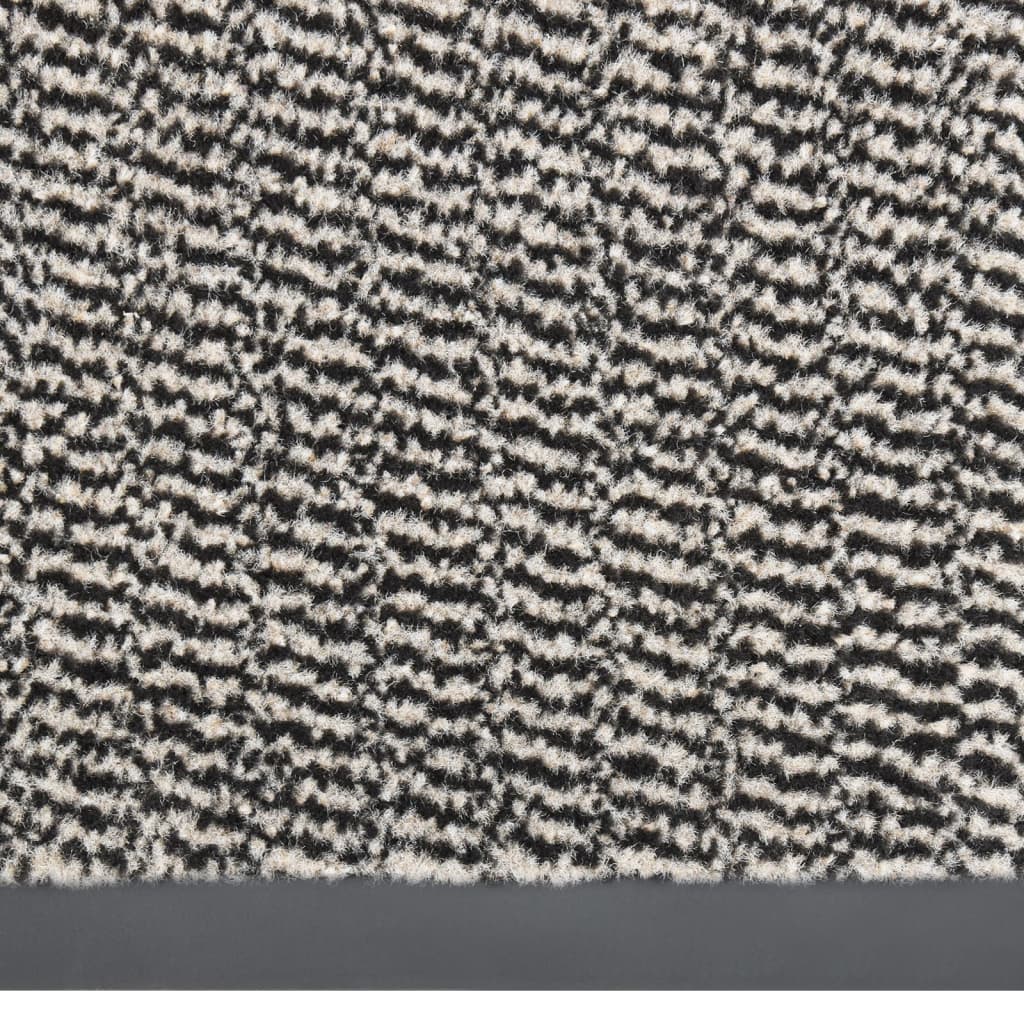 Tapete de entrada tufado 60x180 cm castanho-claro - Image 2