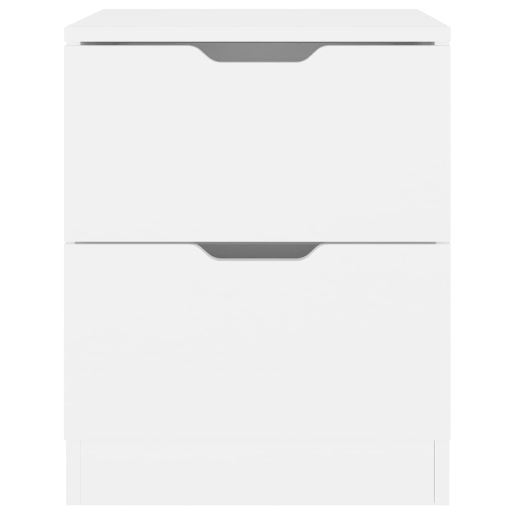 Mesa de cabeceira 40x40x50 cm contraplacado branco - Image 2