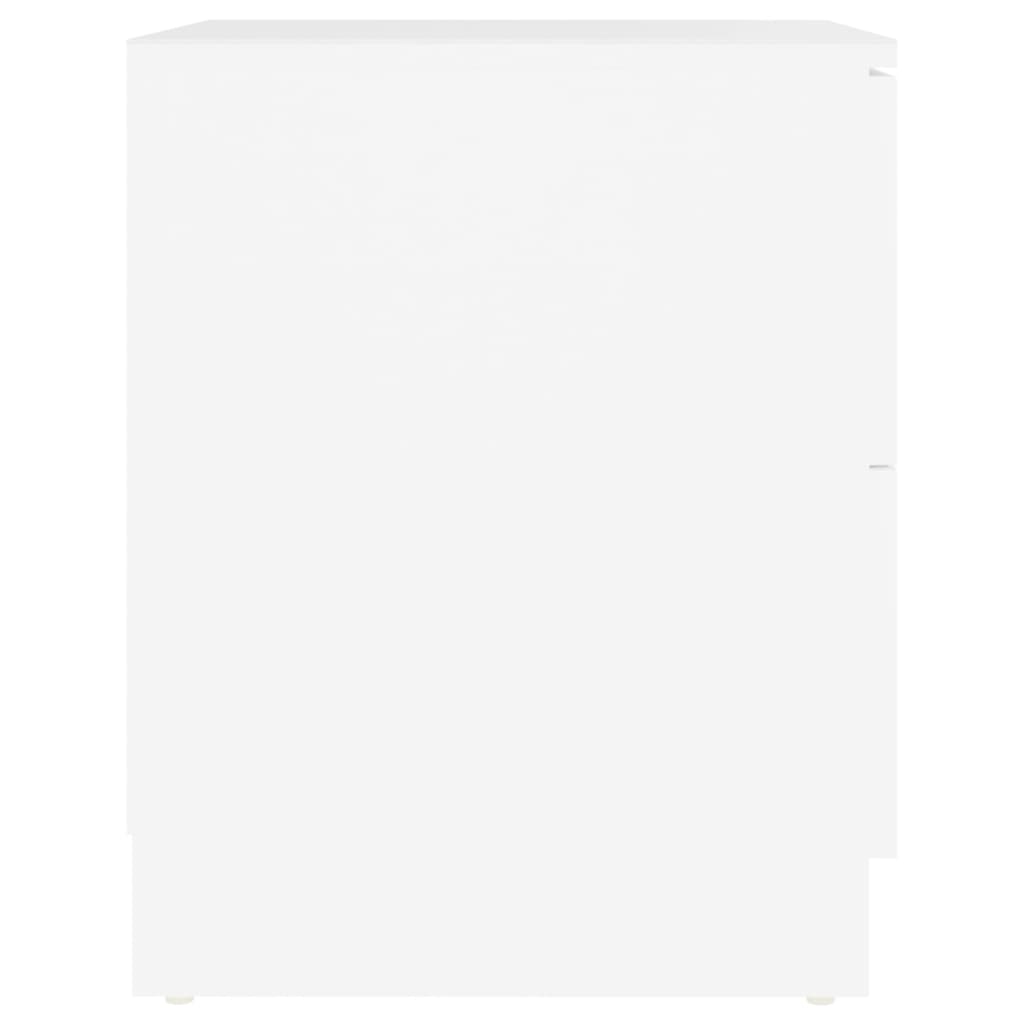 Mesa de cabeceira 40x40x50 cm contraplacado branco - Image 3