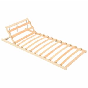 Estrado de ripas com 13 ripas cabeceira ajustável 70x200 cm