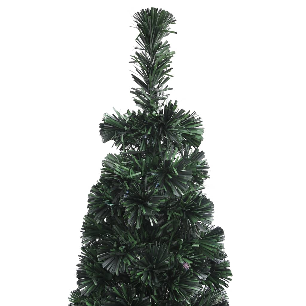 Árvore de Natal artificial fina c/ suporte 180 cm fibra ótica - Image 6