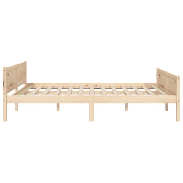 Estrutura de cama 120x200 cm pinho maciço - Image 4