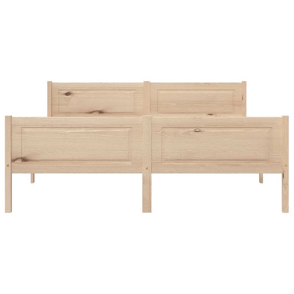Estrutura de cama em pinho maciço 160x200 cm - Image 3