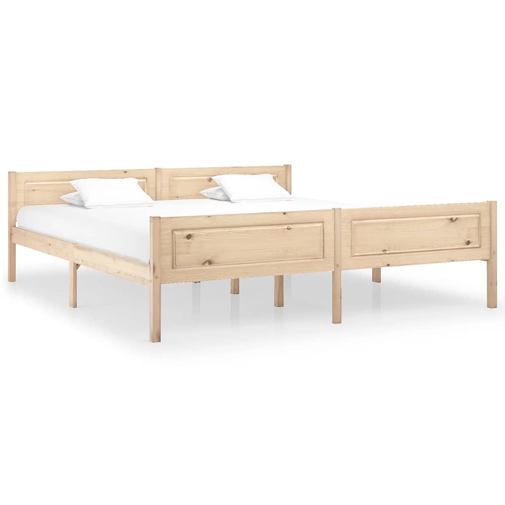 Estrutura de cama em pinho maciço 180x200 cm