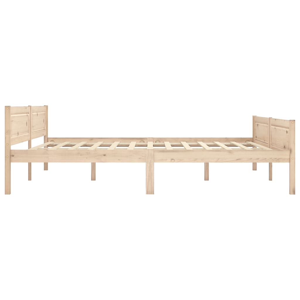 Estrutura de cama em pinho maciço 180x200 cm - Image 3