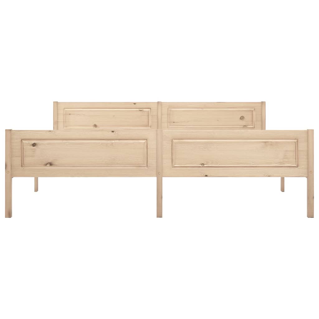 Estrutura de cama em pinho maciço 180x200 cm - Image 4