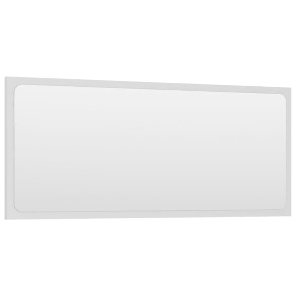 Conjunto de móveis de casa de banho madeira processada branco - Image 9