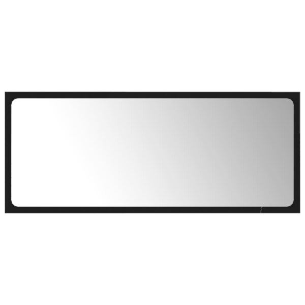 Conjunto de móveis de casa de banho derivados de madeira preto - Image 10