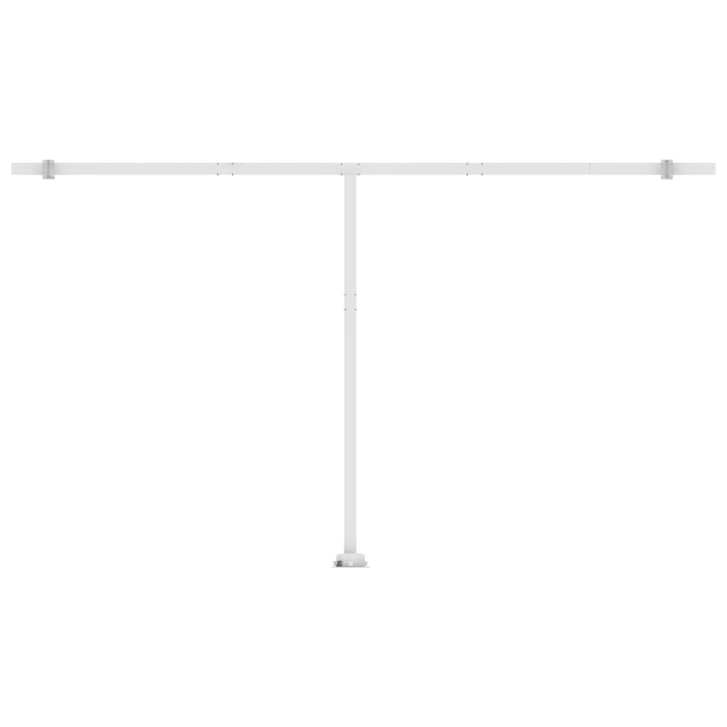 Toldo autom. LED e sensor de vento 500x300 cm amarelo/branco - Image 9