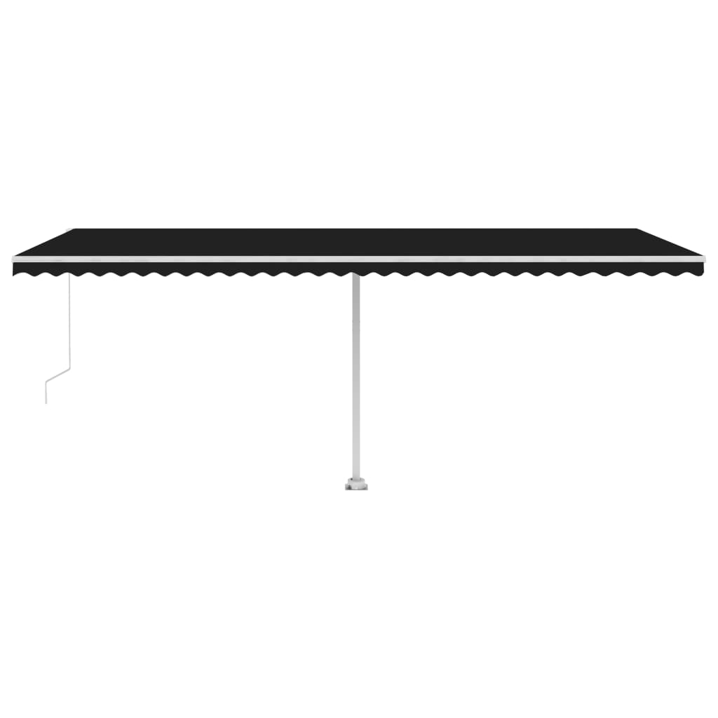 Toldo retrátil manual independente 600x300 cm antracite - Image 4