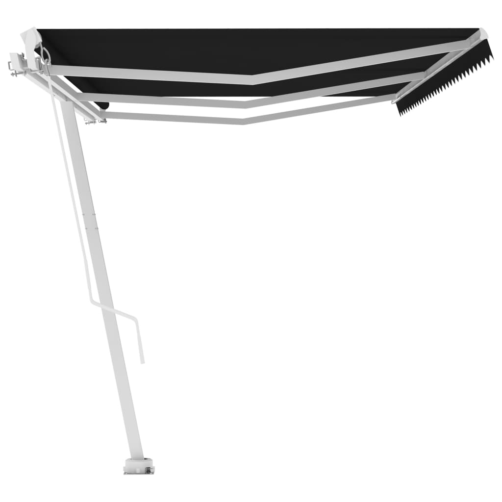 Toldo retrátil manual independente 600x300 cm antracite - Image 5