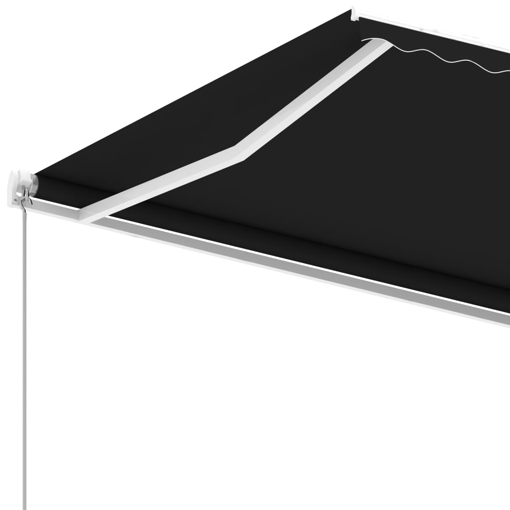 Toldo retrátil manual independente 600x300 cm antracite - Image 6