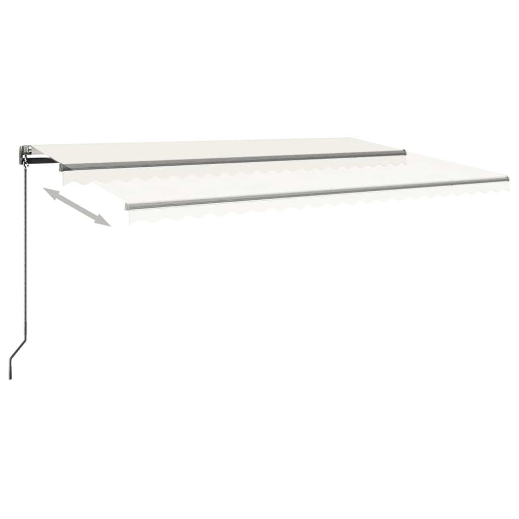 Toldo automático independente 500x350 cm cor creme - Image 5