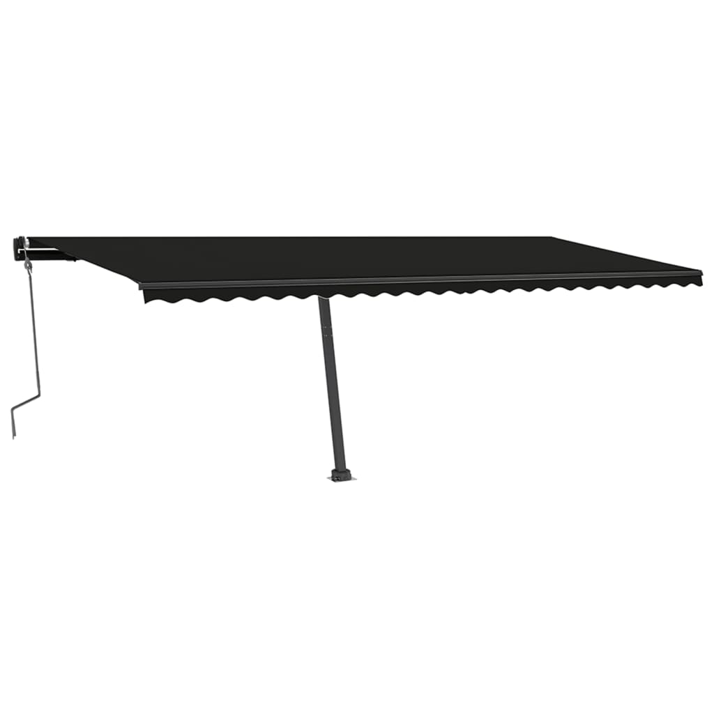 Toldo retrátil manual independente 600x350 cm antracite - Image 2