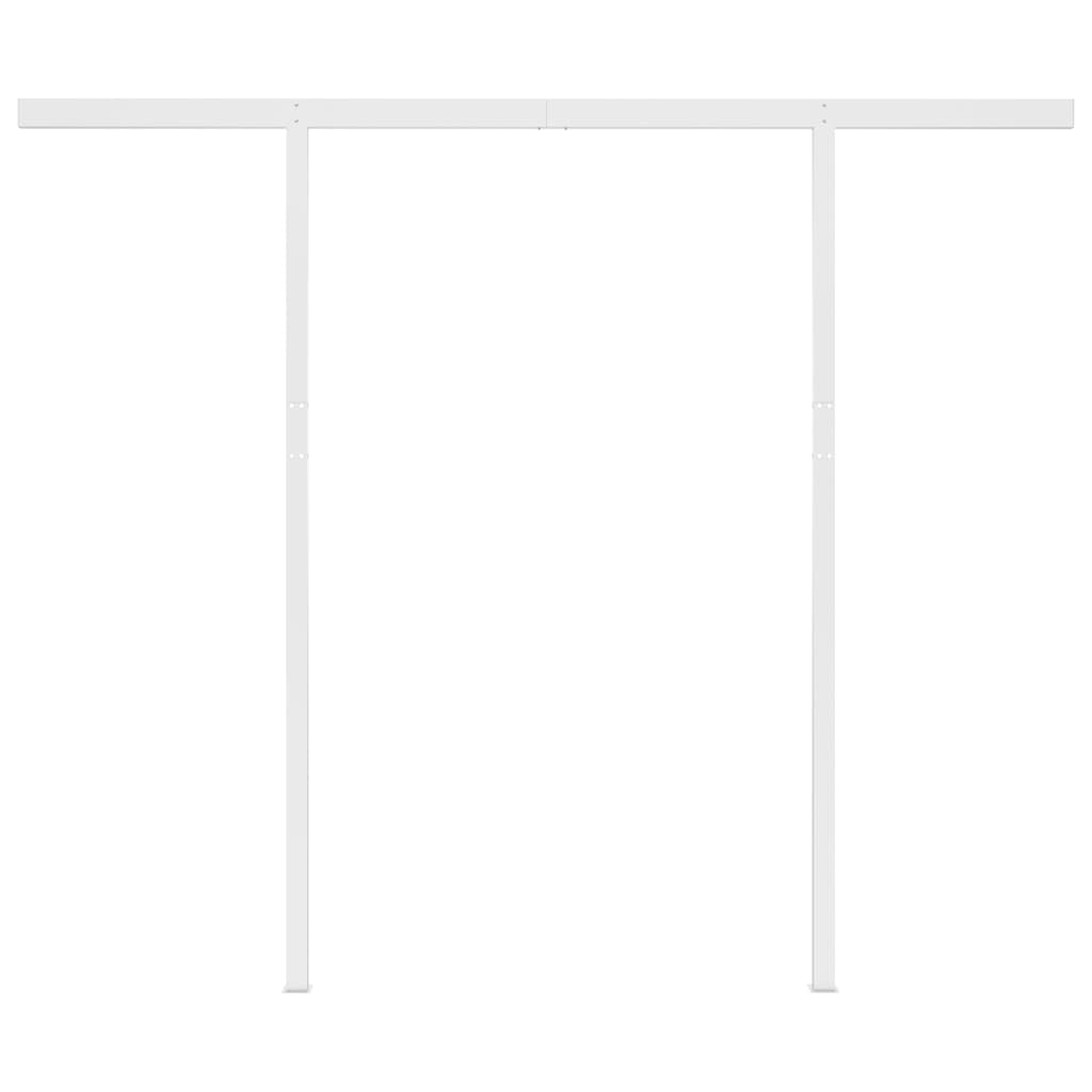 Toldo automático LED e sensor de vento 3,5x2,5 m azul e branco - Image 5