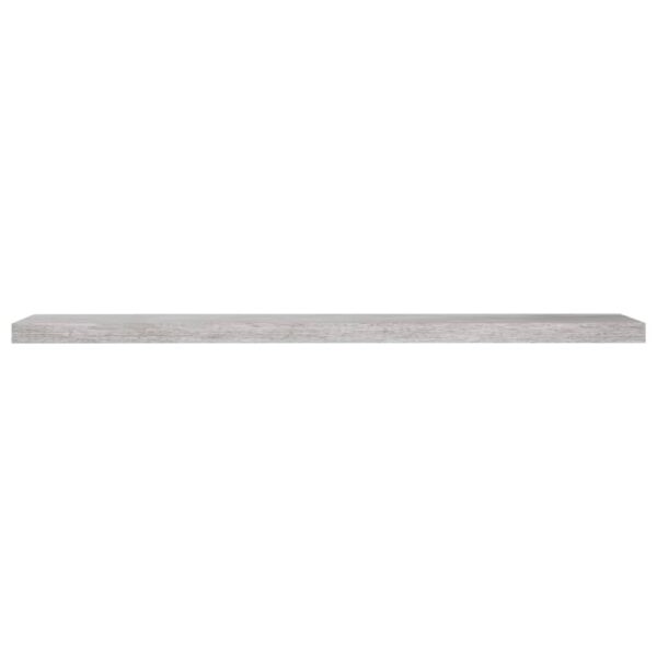 Prateleiras de parede 4 pcs 120x23,5x3,8cm MDF cinzento-cimento - Image 4