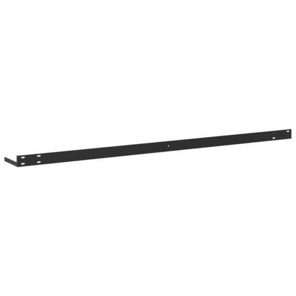 Prateleiras de parede 4 pcs 120x23,5x3,8cm MDF cinzento-cimento - Image 6