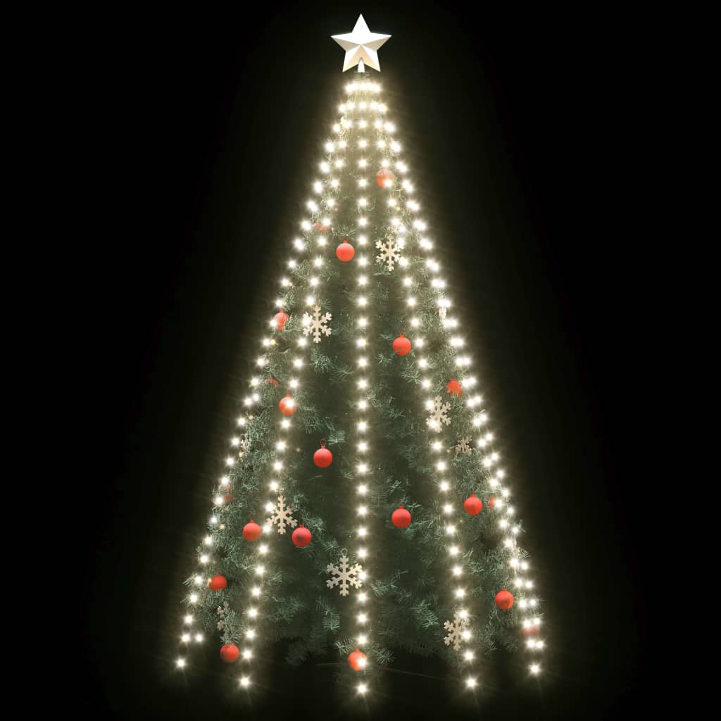 Cordão de luzes árvore de Natal 250 luzes LED 250cm branco frio - Image 2