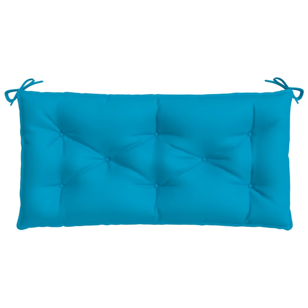 Almofadão p/ banco jardim 110x50x7 cm tecido oxford azul-claro - Image 3