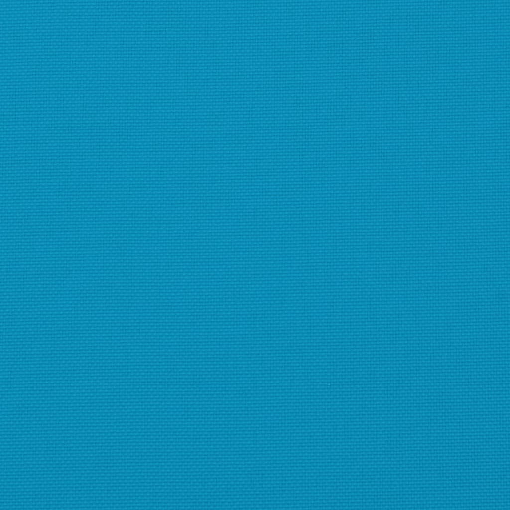 Almofadão p/ banco jardim 110x50x7 cm tecido oxford azul-claro - Image 5