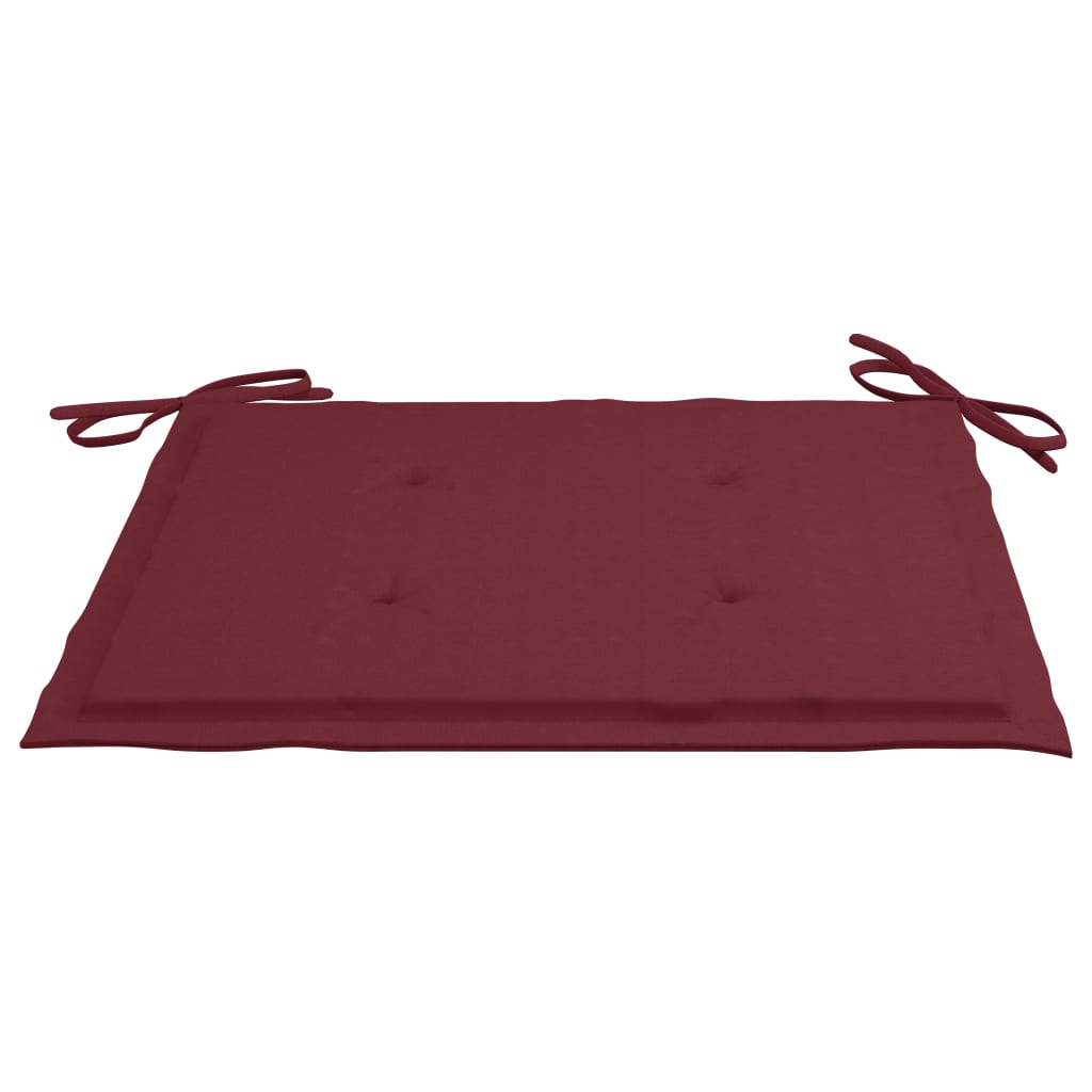 Cadeiras de jardim dobráveis c/ almofadões 6 pcs acácia maciça - Image 11
