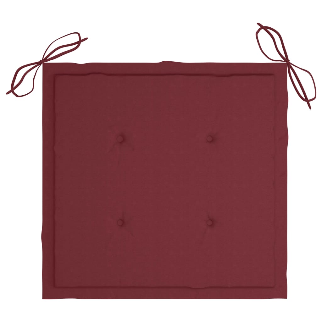 Cadeiras de jardim dobráveis c/ almofadões 6 pcs acácia maciça - Image 12