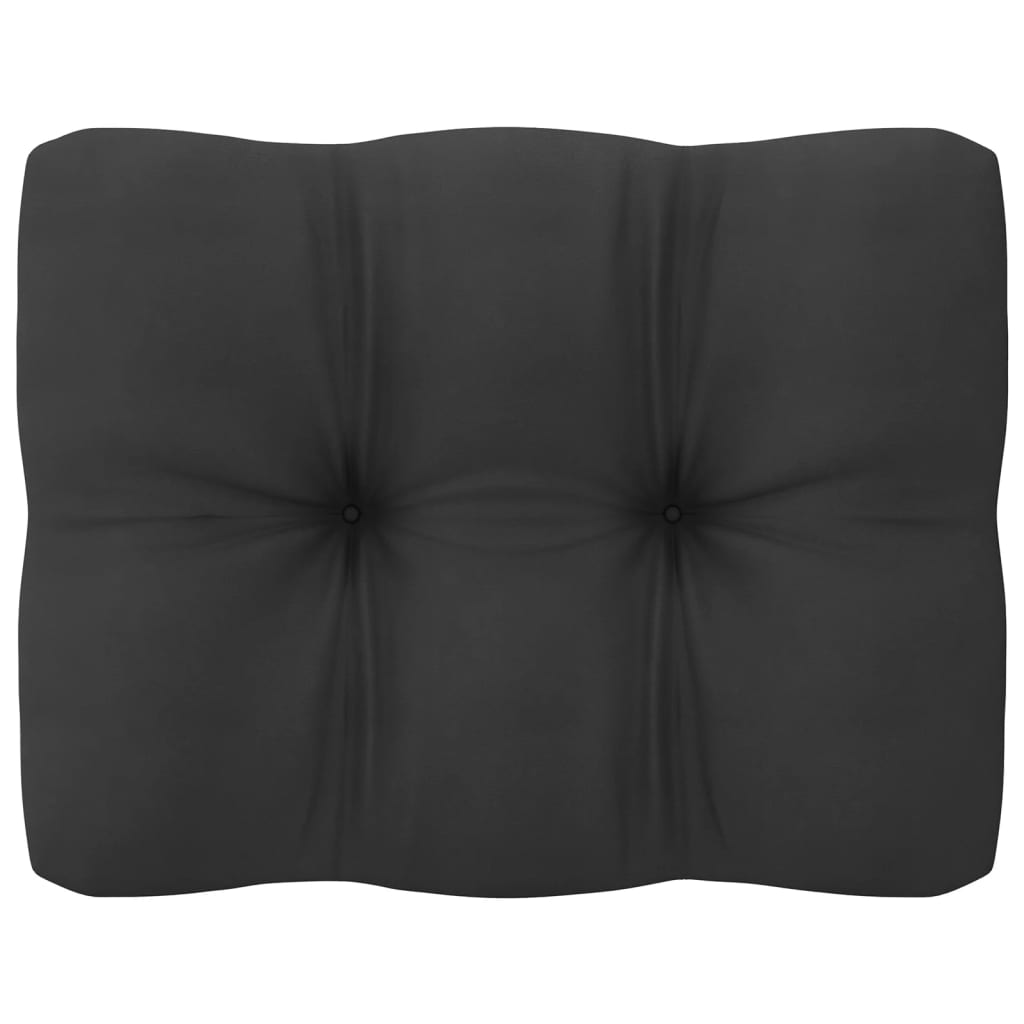 7 pcs conjunto lounge de jardim c/ almofadões pinho maciço - Image 6