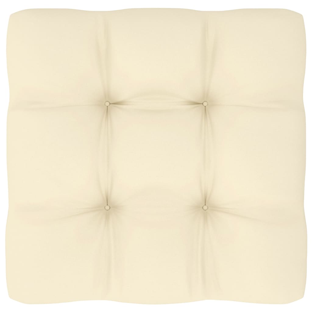 7 pcs conjunto lounge de jardim c/ almofadões pinho maciço - Image 5