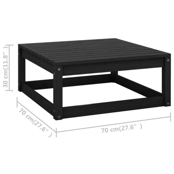 8 pcs conjunto lounge de jardim com almofadões pinho maciço - Image 11